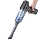 Cordless Handheld Vacuum Cleaner Home Car Dust Blower Dust Blower Mini Air Duster Black