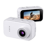 Mini 1080P Action Camera Pet POV Wearable Cam for Outdoor Sports White