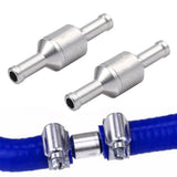 2 PCS One Way Non Return Check Valve for Fuel Petrol Diesel Small