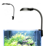 Clip On LED Aquarium Light USB Powered Fish Tank Lamp for Fish Tanks Aquatic Plants Black