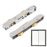 2 PCS Sliding Patio Door Rollers Wheels Durable Bottom Guide Wheel for Glass Door Small