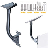 39CM Adjustable Mount Compatible with Starlink Gen 3 V3 4 4X Carbon Steel Wall Roof Mount Bracket Grey