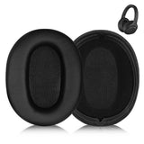 2 PCS Replacement Ear Pads Compatible with Sony WH CH710N WH CH720N Headphones Black