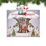 24 Days Christmas Plush Gnome Advent Calendar Xmas Countdown Calendar with Collectible Gnome Dolls