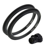 2 PCS Metal Camera Filter Adapter Rings 52mm to 58mm