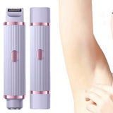 2-in-1 Dual Head Electric Women’s Shaver for Bikini Line and Body Hair Purple