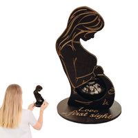 Pregnant Ultrasound Picture Frame Expecting Mom Sonogram Picture Frame Black