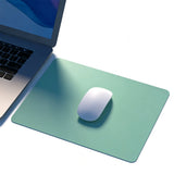 Flexible Silicone Mouse Pad Smooth Water Resistant Desk Mat with Non-Slip Base for Office Home Green
