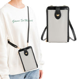 Small Crossbody Bag Cell Phone Purse for Women Mini Shoulder Bag Wallet with Card Slots Black