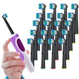 20 Pack Replacement Toothbrush Heads Compatible with Oral-B Electric Toothbrushes