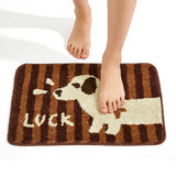 Non-Slip Faux Cashmere Floor Mat Washable Rug for Living Room Bedroom Style 1
