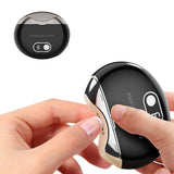 Electric Nail Clipper with LCD Display 3-Speed Adjustable Nail Trimmer USB Rechargeable Nail Grooming Tool Black