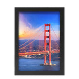 Photo Frame with Stand and Wall Mount for Home Decor Black