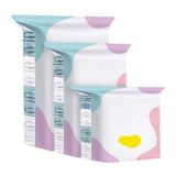 3-Size No Pump Vacuum Storage Bags for Clothes Hand Press Compression Space Saving Bags