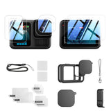Protective Silicone Case Set for GoPro Hero 13 12 11 10 Full Body Camera Cover with Lens Cover