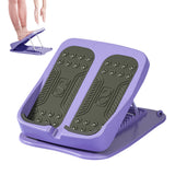 Adjustable Slant Board Calf Stretcher for Home Stretching Exercise Purple