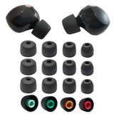 8 Pairs Replacement Silicone Ear Tips Compatible with Sony WF-1000XM5 WF-1000XM4 Earbuds Tips with XS/S/M/L Sizes Black
