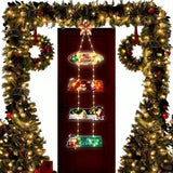 Christmas Door Light with 8 Modes for Home Holiday Indoor and Outdoor Decor Style 1