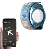 For Apple AirTag Anti Lost Wristband AirTag  Protective Holder Bracelet  for Kids Ocean Style