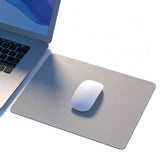 Flexible Silicone Mouse Pad Smooth Water Resistant Desk Mat with Non-Slip Base for Office Home Gray