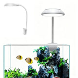 Clip On LED Aquarium Light USB Powered Fish Tank Lamp for Fish Tanks Aquatic Plants White