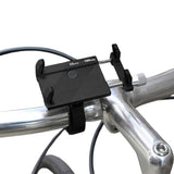 Mobile Phone Holder for Bike Handlebar Aluminium Alloy Phone Mount for Bicycle Motorcycle Black