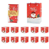Christmas Folding Surprise Gift Box with 10 Jumping Bounce Gift Boxes Red