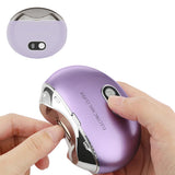 Electric Nail Clipper with LCD Display 3-Speed Adjustable Nail Trimmer USB Rechargeable Nail Grooming Tool Purple