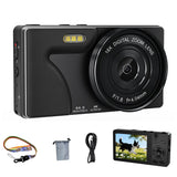 Digital Camera with Auto-Focus for Teens and Beginner Photographers Black