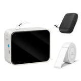 Portable Bluetooth Thermal Label Printer Inkless Sticker Printer for Home Office White