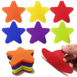48 Pcs Carpet Spot Markers Anti-Slip Floor Dots for Carpet Star Style