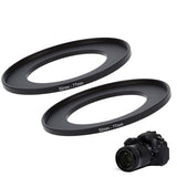 2 PCS Metal Camera Filter Adapter Rings 52mm to 77mm