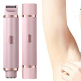 2-in-1 Dual Head Electric Women’s Shaver for Bikini Line and Body Hair Pink