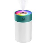 Colorful LED Humidifier with Night Light for Home and Bedroom Use Green