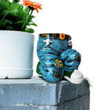 Creative Resin Jeans-Shaped Outdoor Planter – Garden Decor Pot for Home Lawn and Yard Style 2
