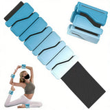 Weighted Silicone Wrist Bands Adjustable for Exercise Fitness & Strength Blue