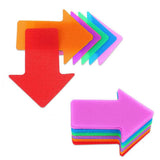 48 Pcs Carpet Spot Markers Anti-Slip Floor Dots for Carpet Arrow Style