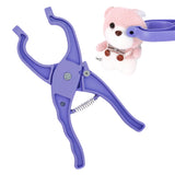 Auxiliary Tool for Attaching Sewing Eyes Knitting Tool Purple