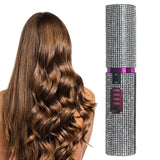 Wireless Hair Straightener and Curler Portable USB Rechargeable Hair Styling Comb Flat Iron for Travel Silver