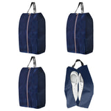 4Pcs Shoe Travel Bags Waterproof Portable Travel Shoe Bag for Packing Navy Blue