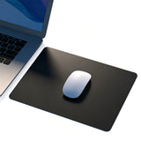 Flexible Silicone Mouse Pad Smooth Water Resistant Desk Mat with Non-Slip Base for Office Home Black