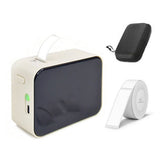 Portable Bluetooth Thermal Label Printer Inkless Sticker Printer for Home Office Beige