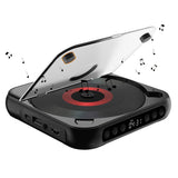USB/Wired Playback Bluetooth CD Player Rechargeable Walkman Black