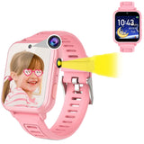 Smartwatch for Boys Girls Touchscreen Smart Watch with 16 Games MP3 Player Pink