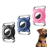 3Pcs Protective Case for Apple AirTag 1st/2nd Gen Water Resistant Hard Shell Holder Cover for Pet Collar Keychain Bag