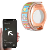 For Apple AirTag Anti Lost Wristband AirTag  Protective Holder Bracelet  for Kids Unicorn Style