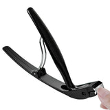 Wide Jaw Nail Clipper for Thick Nails Angled Curved Toenail Clippers with Long Ergonomic Handle