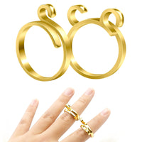 Adjustable Opening Ring Knitting Needlework Loop Ring Open Yarn Guide Ring Style 1