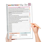 Household Cleaning Planner with Vibrant Themes Daily Weekly Monthly Cleaning Schedule Organizer