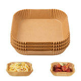 100 PCS Square Air Fryer Paper Liners for 5 to 8Qt Baskets